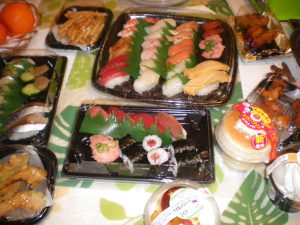 誕生日　お寿司
